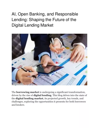 ai open banking and responsible lending shaping the future of the digital lending market