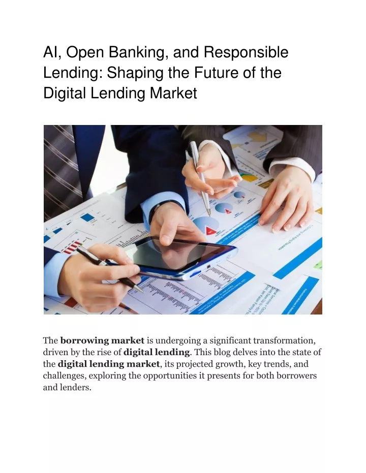 ai open banking and responsible lending shaping the future of the digital lending market