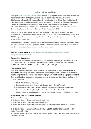 sterilization equipment market