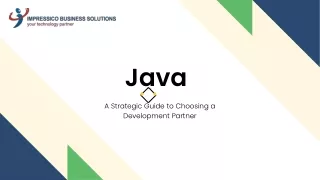 Navigating the Digital Realm with Expert Java Development Partners