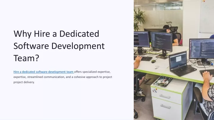 why hire a dedicated software development team