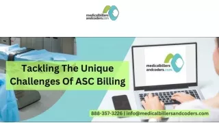 Tackling The Unique Challenges Of ASC Billing