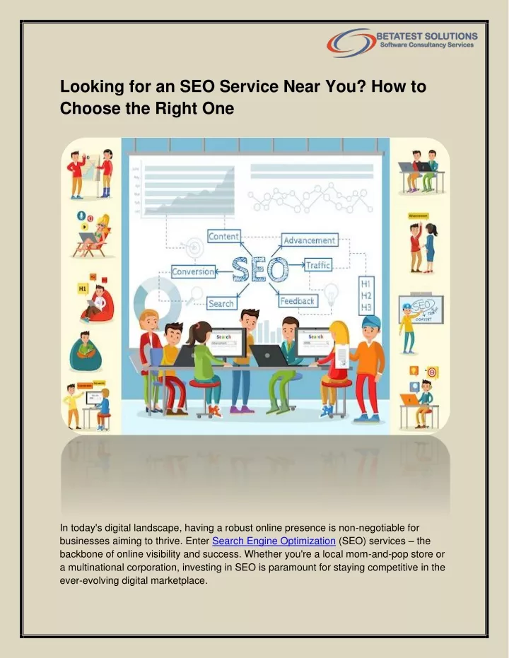 looking for an seo service near you how to choose
