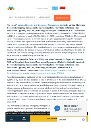 homeland security and emergency management