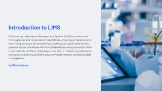 LIMS Software for Pharma