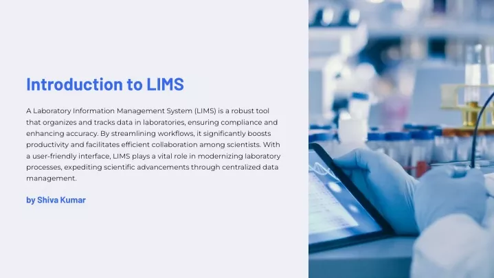 introduction to lims