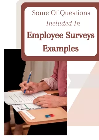 Employee Surveys Examples