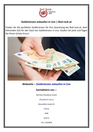 goldm nzen ankaufen in linz red rock at