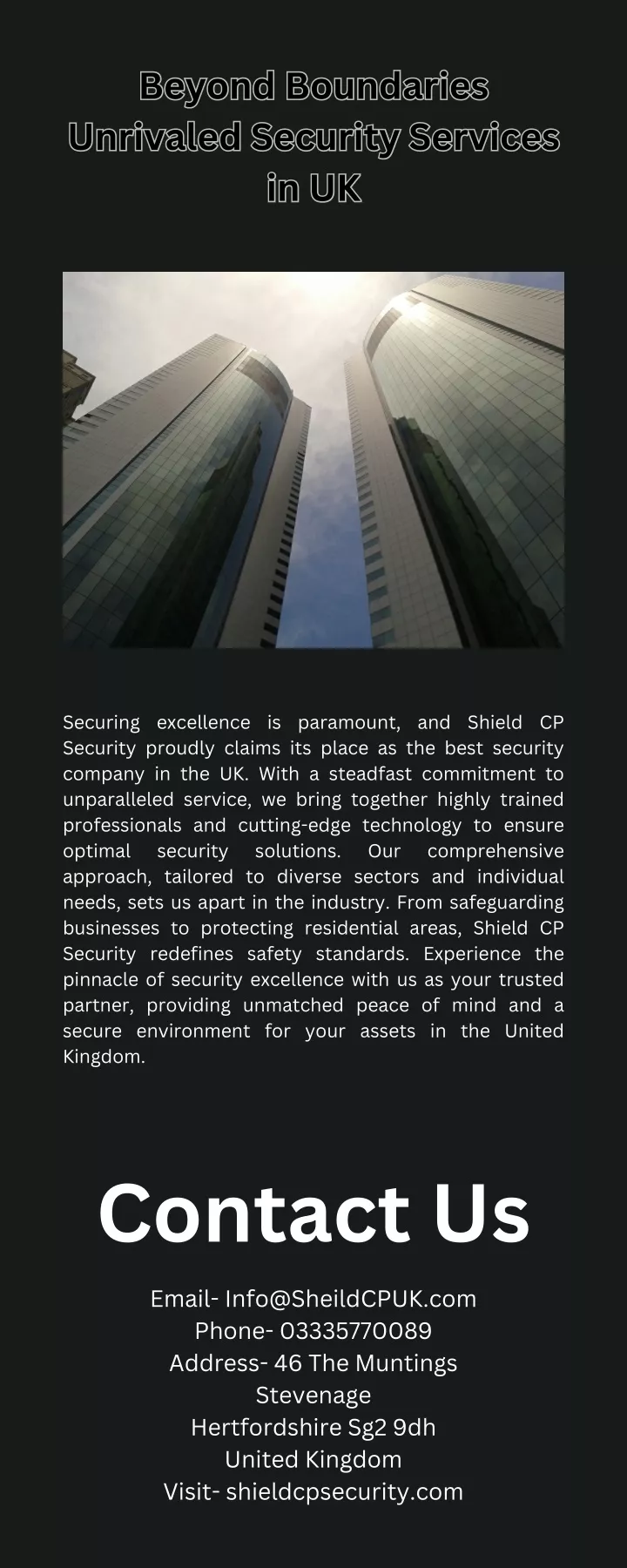 beyond boundaries unrivaled security services