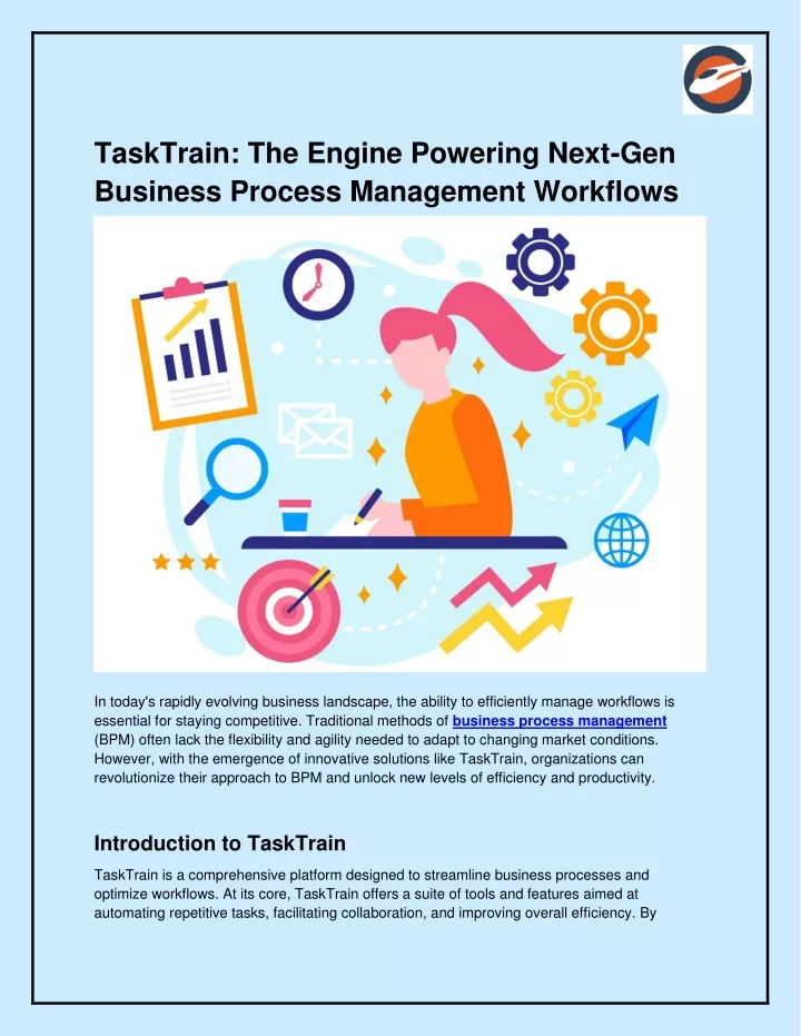 tasktrain the engine powering next gen business