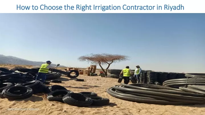 how to choose the right irrigation contractor