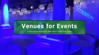 A Perfect Event Experience Starts With A Great Event Venue