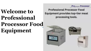 From Farm to Table: Modernizing Meat Processing with Equipment