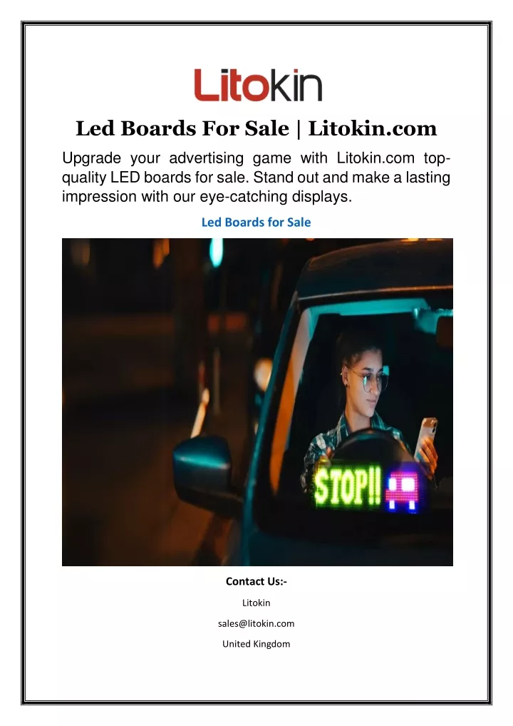 led boards for sale litokin com