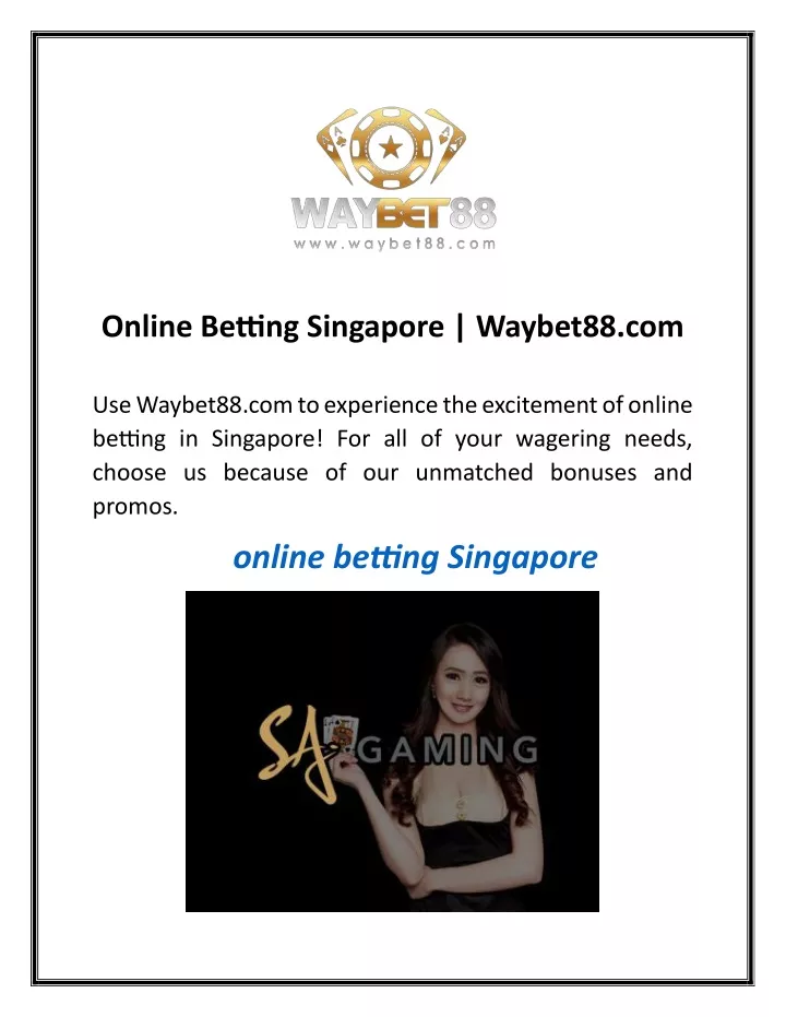 online betting singapore waybet88 com