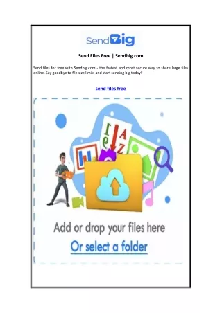 Send Files Free Sendbig.com