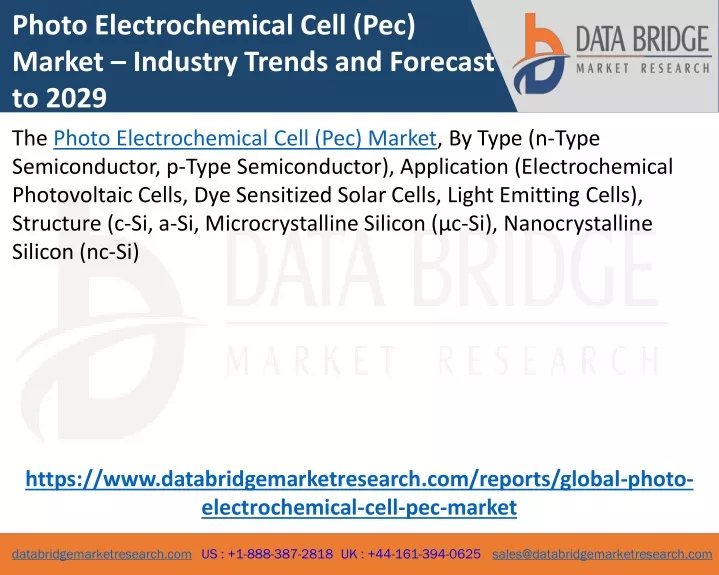 photo electrochemical cell pec market industry
