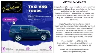 VIP Taxi Service TCI