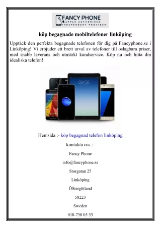 köp begagnade mobiltelefoner linköping