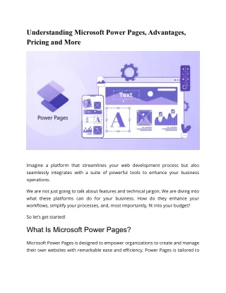 Understanding Microsoft Power Pages