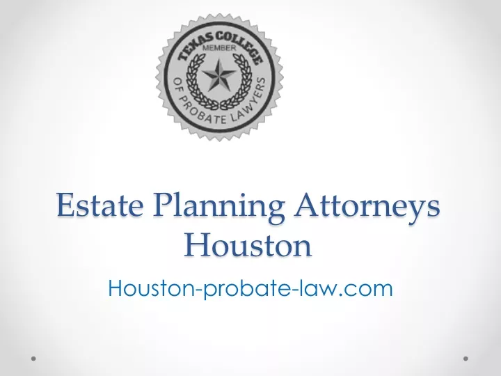 estate planning attorneys houston