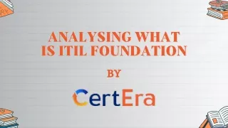 analysing what is itil foundation