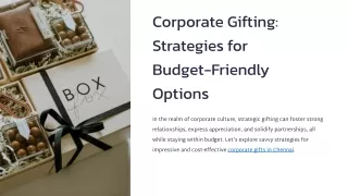Corporate Gifting_ Strategies for Budget-Friendly Options