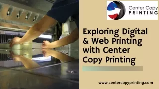 Revolutionize Your Printing Needs with Digital & Web Solutions