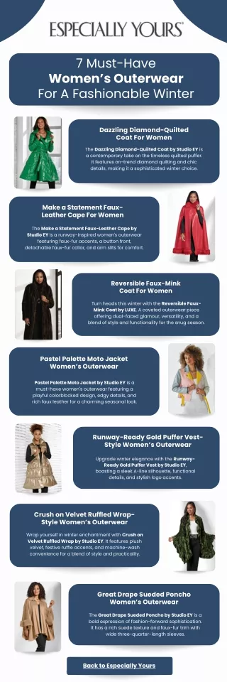 Stylish Women's Outerwear for a Fashionable Winter