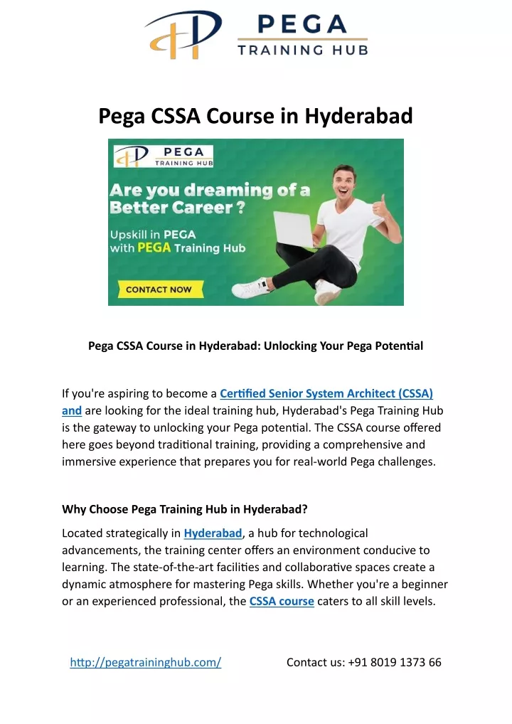 pega cssa course in hyderabad