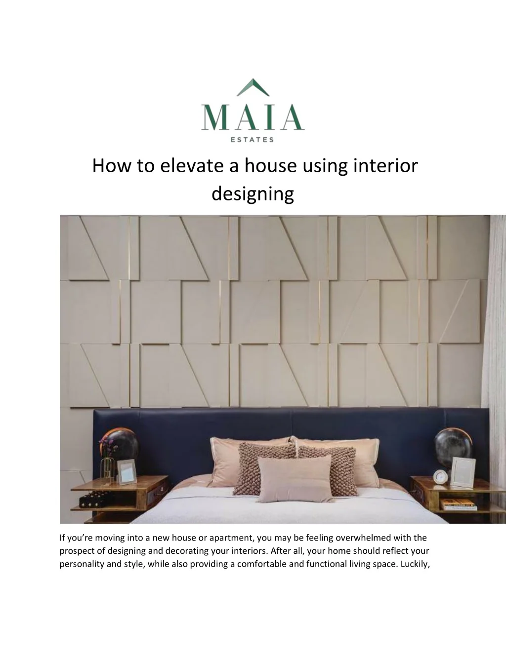 PPT - How to elevate a house using interior designing PowerPoint ...