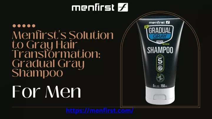 menfirst s solution to gray hair transformation
