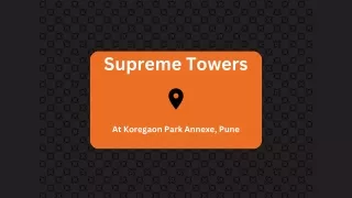 supreme towers
