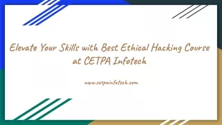elevate your skills with best ethical hacking