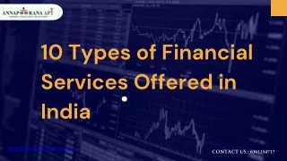 Financial Services in Bangalore