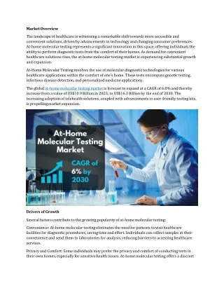 market overview the landscape of healthcare