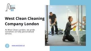 West Clean Cleaning Company London