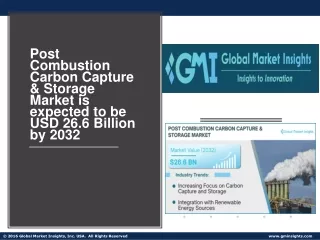Post Combustion Carbon Capture & Storage Market Growth Outlook with Industry