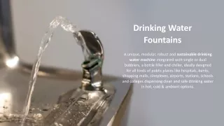 WAE's Drinking Water Fountain