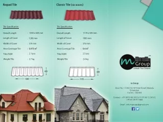 Elegance and Durability: Choose Stone Coated Roofing Tiles