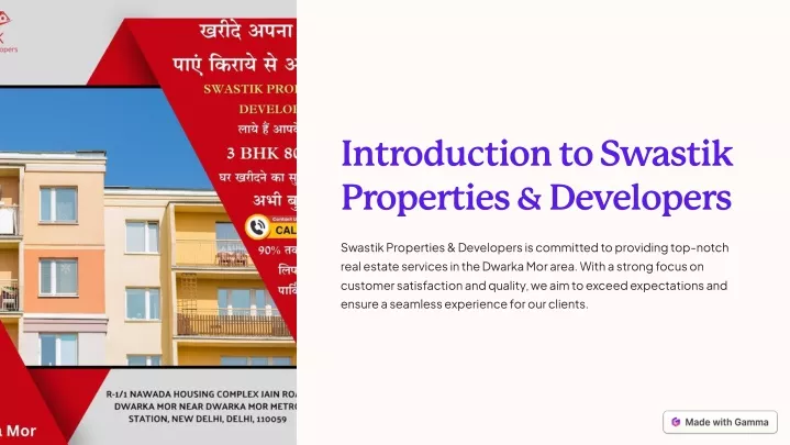 introduction to swastik properties developers