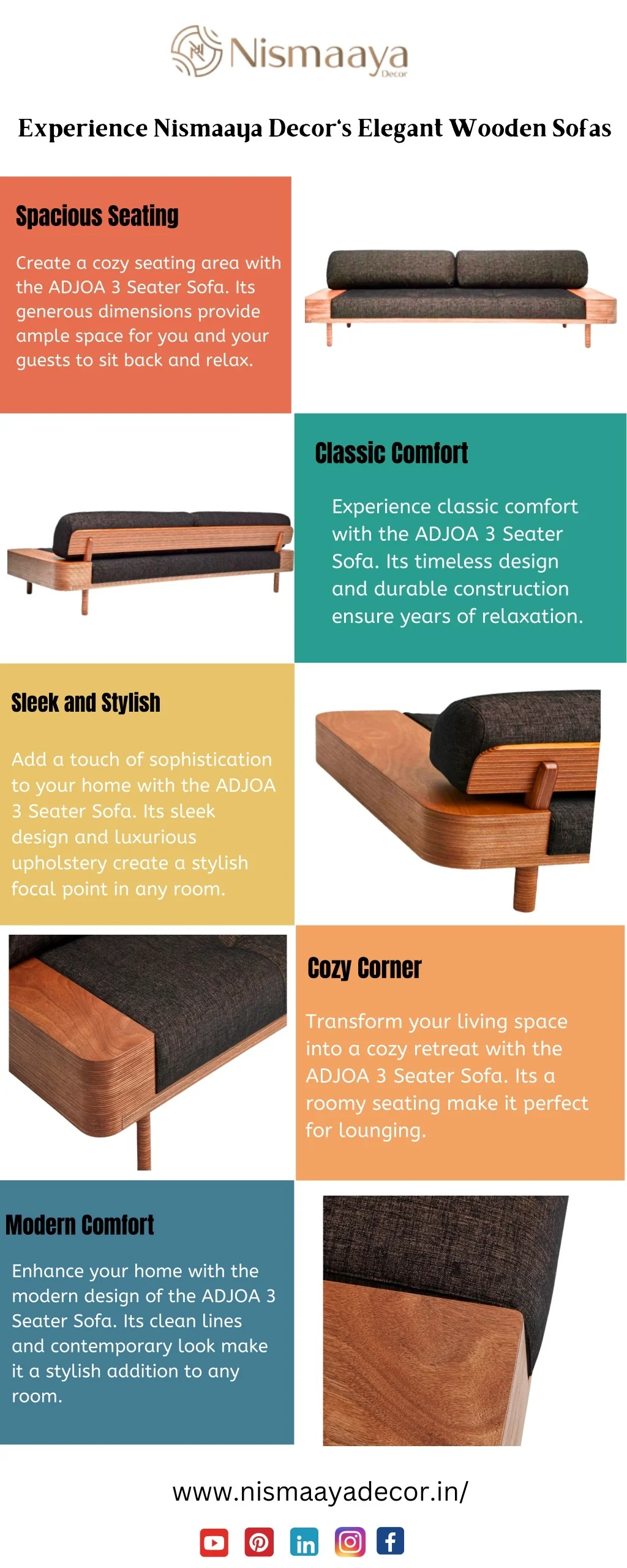 PPT - Experience Nismaaya Decor's Elegant Wooden Sofas PowerPoint ...