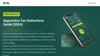 apprentice tax deductions guide 2024