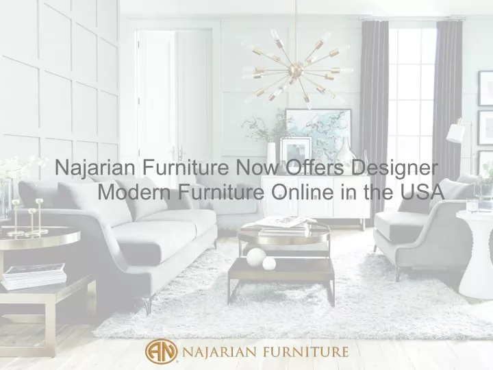 najarian furniture now offers designer modern