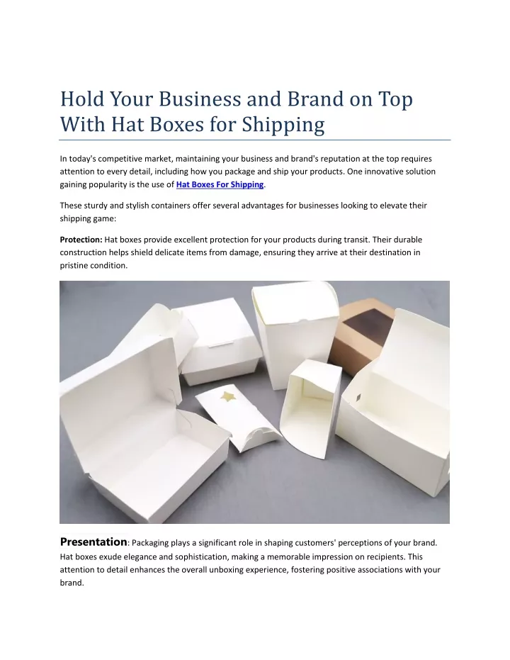 hold your business and brand on top with