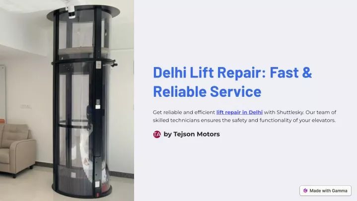 delhi lift repair fast reliable service