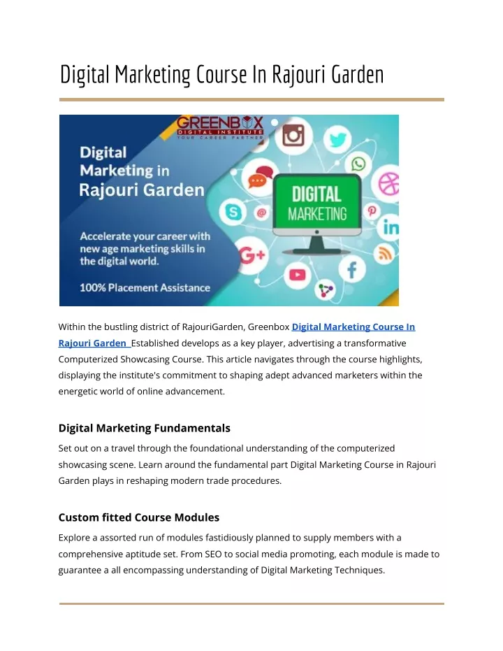 digitalmarketingcourseinrajourigarden