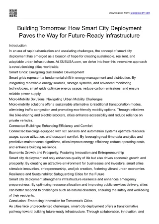 Future Ready Infrastructure