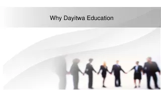 Dayitwa Education is a certified Educational Trust