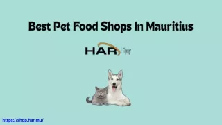 Best Pet Food Shops In Mauritius